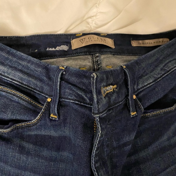 Guess Dark Blue Skinny Jeans - Picture 4 of 6